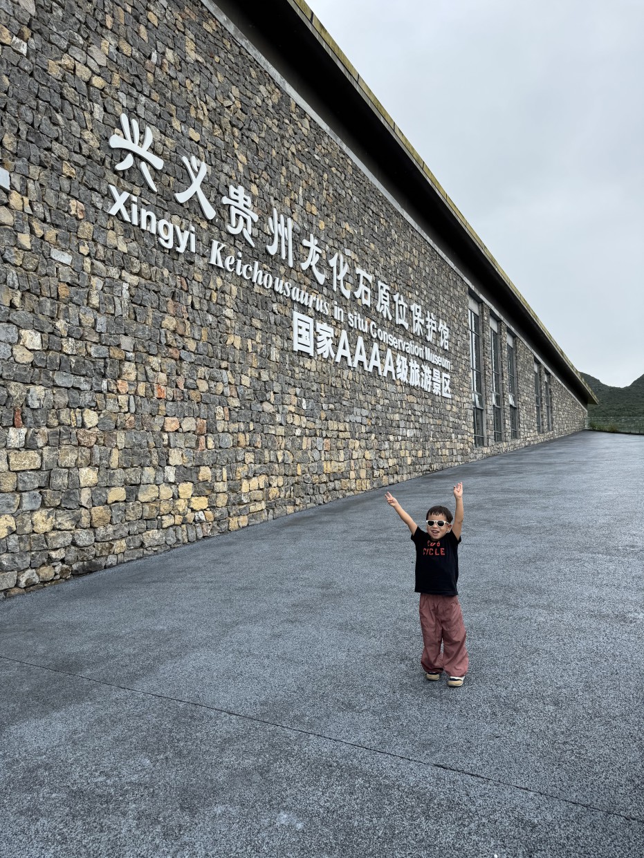 兴义贵州龙化石原位保护馆